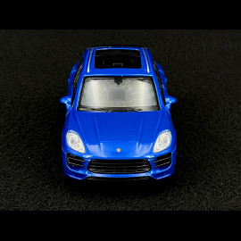 Porsche Macan Turbo 2019 Blue Friction Toy 1/38 Welly MAP01024015