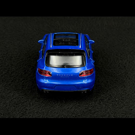 Porsche Macan Turbo 2019 Blau Reibungsspielzeug 1/38 Welly MAP01024015