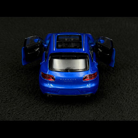 Porsche Macan Turbo 2019 Blau Reibungsspielzeug 1/38 Welly MAP01024015