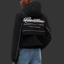 Cadillac Windjacke F1 Team X Tommy Hilfiger mit Kapuze Schwarz MN0MN00084BDS - Unisex