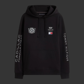 Cadillac Kapuzenpullover F1 Team X Tommy Hilfiger Schwarz MN0MN00086BDS - Unisex