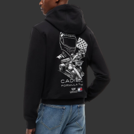 Cadillac Hoodie F1 Team X Tommy Hilfiger Black MN0MN00086BDS - Unisex