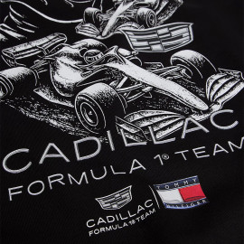Cadillac Kapuzenpullover F1 Team X Tommy Hilfiger Schwarz MN0MN00086BDS - Unisex