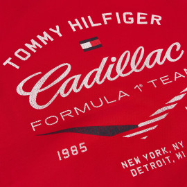 Cadillac T-Shirt F1 Team X Tommy Hilfiger 2026 Vintage Red MN0MN00097XLG - Unisex