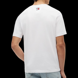 Cadillac T-Shirt F1 Team X Tommy Hilfiger Chevron 2026 White MN0MN00101YBR - Unisex