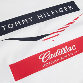 Cadillac T-Shirt F1 Team X Tommy Hilfiger Chevron 2026 White MN0MN00101YBR - Unisex