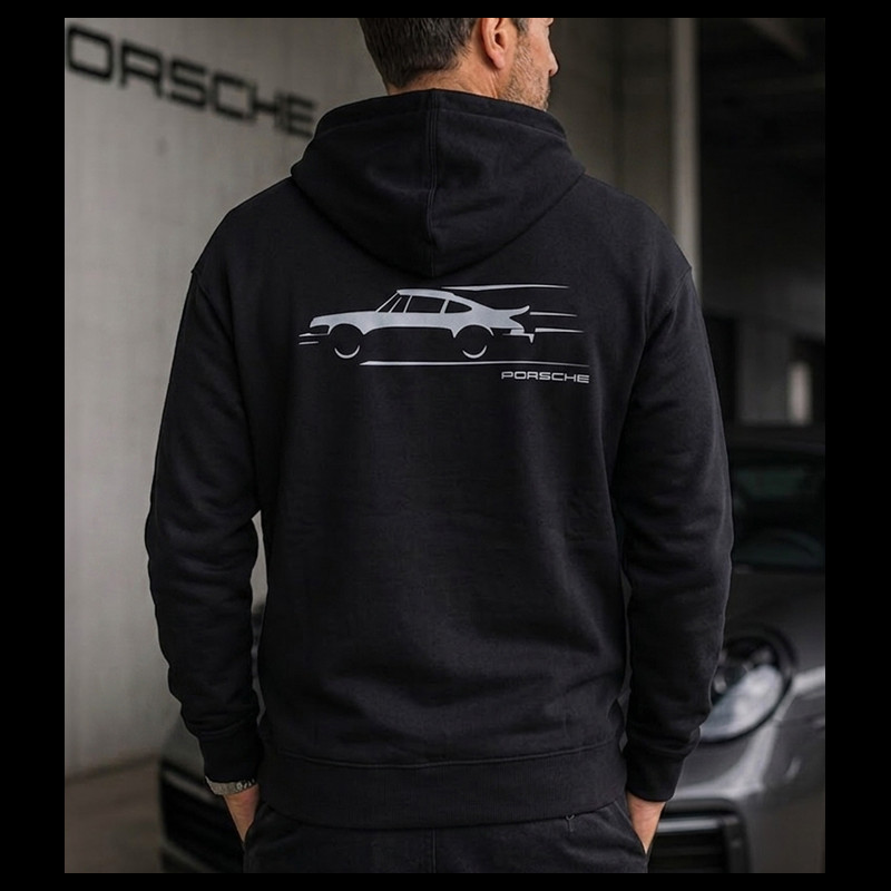 Porsche Sweatshirt Turbo 50 years Black WAP250STRB - unisex