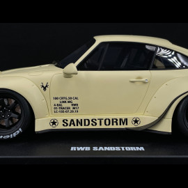 Porsche 911 RWB Typ 993 Rauh-Welt Sandstorm 2023 Beige 1/18 GT Spirit GT566