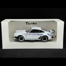 Porsche 911 Turbo 3.0 Type 930 1975 White / Martini Stripes 1/24 Welly MAP02493324