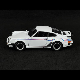 Porsche 911 Turbo 3.0 Type 930 1975 White / Martini Stripes 1/24 Welly MAP02493324