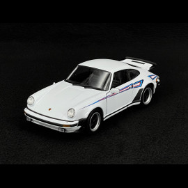 Porsche 911 Turbo 3.0 Typ 930 1975 Weiß / Martini Streifen 1/24 Welly MAP02493324
