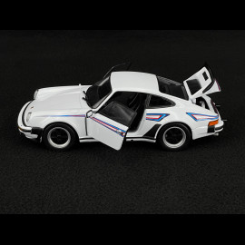 Porsche 911 Turbo 3.0 Type 930 1975 White / Martini Stripes 1/24 Welly MAP02493324