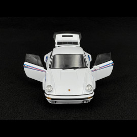 Porsche 911 Turbo 3.0 Typ 930 1975 Weiß / Martini Streifen 1/24 Welly MAP02493324