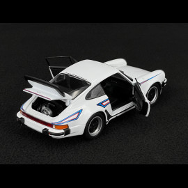 Porsche 911 Turbo 3.0 Typ 930 1975 Weiß / Martini Streifen 1/24 Welly MAP02493324