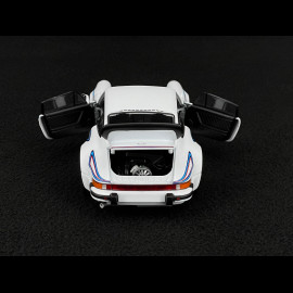 Porsche 911 Turbo 3.0 Typ 930 1975 Weiß / Martini Streifen 1/24 Welly MAP02493324