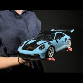 Porsche 911 GT3 RS Type 992.1 Weissach Package 2022 Gulf Blue 1/12 GT Spirit GT497