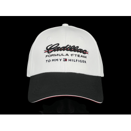 Cadillac Hat F1 Team X Tommy Hilfiger Chevron Logo 2026 White / Black AU0AU02085YCF - Unisex