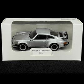 Porsche 911 Turbo 3.0 1975 Metallic Grau Reibungsspielzeug 1/38 Welly MAP01025015