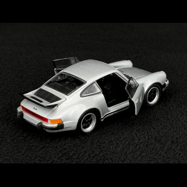 Porsche 911 Turbo 3.0 1975 Metallic Grau Reibungsspielzeug 1/38 Welly MAP01025015