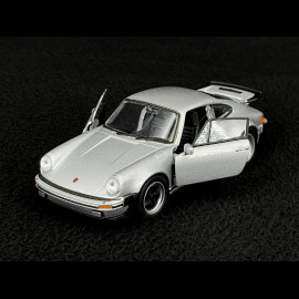 Porsche 911 Turbo 3.0 1975 Metallic Grau Reibungsspielzeug 1/38 Welly MAP01025015
