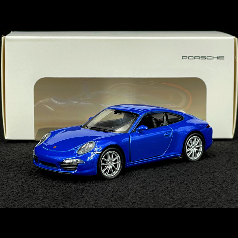 Porsche 911 Carrera S Type 991 2011 Blue Friction Toy 1/38 Welly MAP01024015