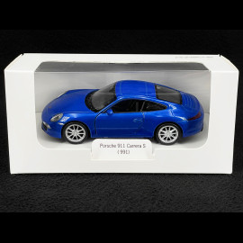 Porsche 911 Carrera S Type 991 2011 Blue Friction Toy 1/38 Welly MAP01024015