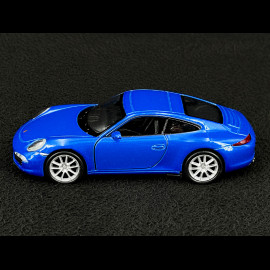Porsche 911 Carrera S Typ 991 2011 Blau Reibungsspielzeug 1/38 Welly MAP01024015