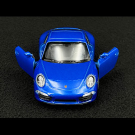 Porsche 911 Carrera S Typ 991 2011 Blau Reibungsspielzeug 1/38 Welly MAP01024015
