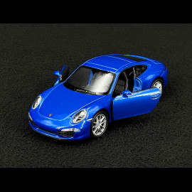 Porsche 911 Carrera S Typ 991 2011 Blau Reibungsspielzeug 1/38 Welly MAP01024015