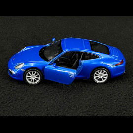 Porsche 911 Carrera S Typ 991 2011 Blau Reibungsspielzeug 1/38 Welly MAP01024015