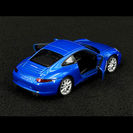 Porsche 911 Carrera S Typ 991 2011 Blau Reibungsspielzeug 1/38 Welly MAP01024015