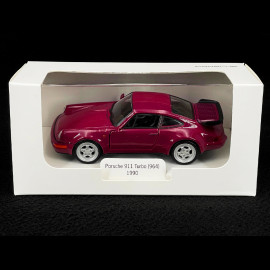 Porsche 911 Turbo Type 964 1990 Ruby Red Friction Toy 1/38 Welly MAP01025015