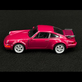 Porsche 911 Turbo Typ 964 1990 Rubinrot Reibungsspielzeug 1/38 Welly MAP01025015
