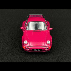 Porsche 911 Turbo Typ 964 1990 Rubinrot Reibungsspielzeug 1/38 Welly MAP01025015