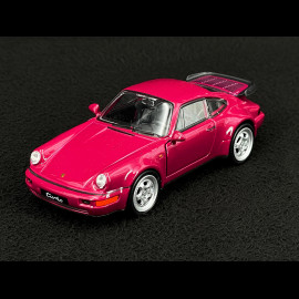 Porsche 911 Turbo Type 964 1990 Ruby Red Friction Toy 1/38 Welly MAP01025015