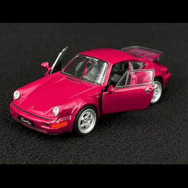 Porsche 911 Turbo Type 964 1990 Ruby Red Friction Toy 1/38 Welly MAP01025015