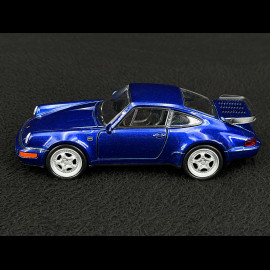 Porsche 911 Turbo Typ 964 1990 Blau Reibungsspielzeug 1/38 Welly MAP01025015