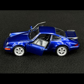 Porsche 911 Turbo Typ 964 1990 Blau Reibungsspielzeug 1/38 Welly MAP01025015