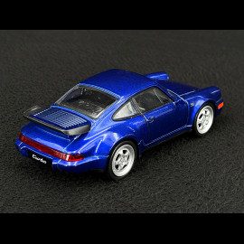 Porsche 911 Turbo Typ 964 1990 Blau Reibungsspielzeug 1/38 Welly MAP01025015