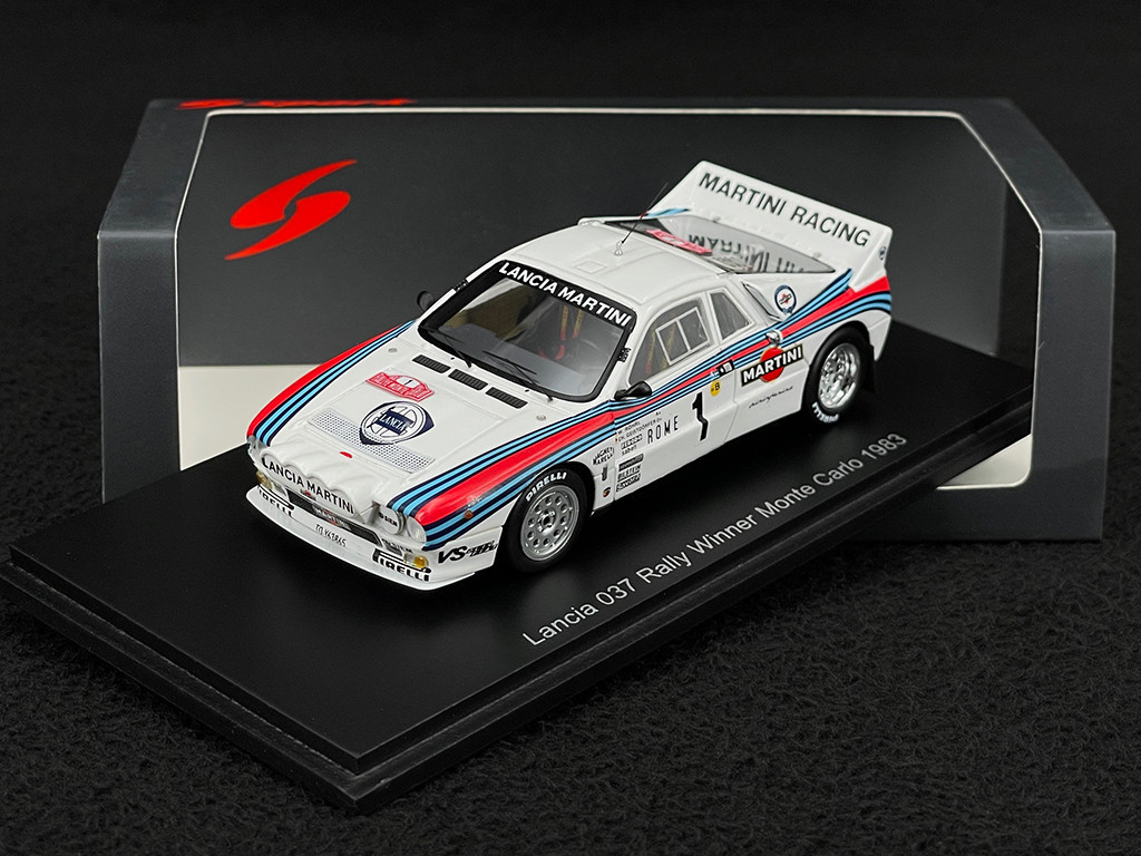 Lancia 037 Rally n° 1 Winner Monte Carlo Rally 1983 1/43 Spark