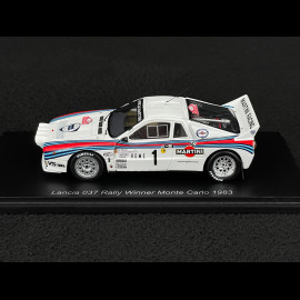 Lancia 037 Rally n° 1 Sieger Rallye Monte Carlo 1983 1/43 Spark S9108