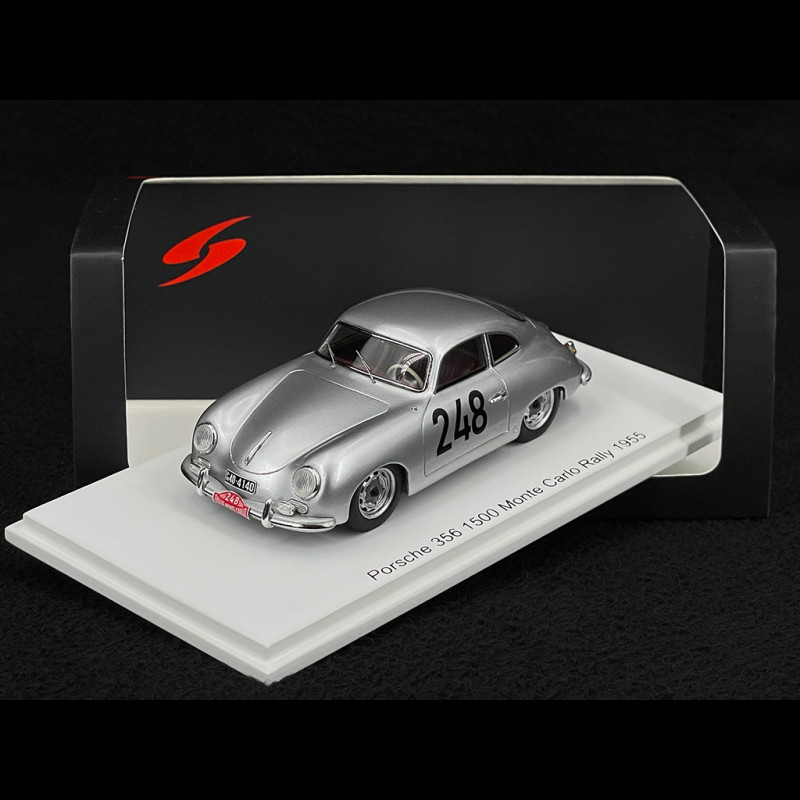 Porsche 356 1500 n° 248 Rallye Monte Carlo 1955 1/43 Spark S6137