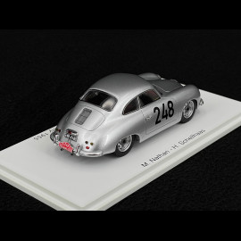 Porsche 356 1500 n° 248 Rallye Monte Carlo 1955 1/43 Spark S6137