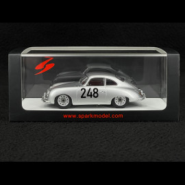 Porsche 356 1500 n° 248 Rallye Monte Carlo 1955 1/43 Spark S6137