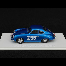 Porsche 356 1500 n° 259 Monte Carlo Rally 1955 1/43 Spark S6138