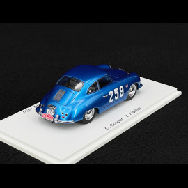 Porsche 356 1500 n° 259 Rallye Monte Carlo 1955 1/43 Spark S6138