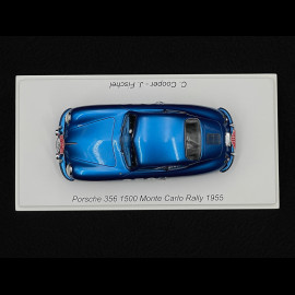 Porsche 356 1500 n° 259 Monte Carlo Rally 1955 1/43 Spark S6138