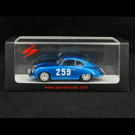 Porsche 356 1500 n° 259 Rallye Monte Carlo 1955 1/43 Spark S6138
