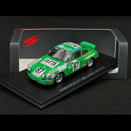 Porsche 911 Carrera RSR 2.7 n° 87 24h Le Mans 1975 1/43 Spark S9812