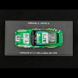 Porsche 911 Carrera RSR 2.7 n° 87 24h Le Mans 1975 1/43 Spark S9812